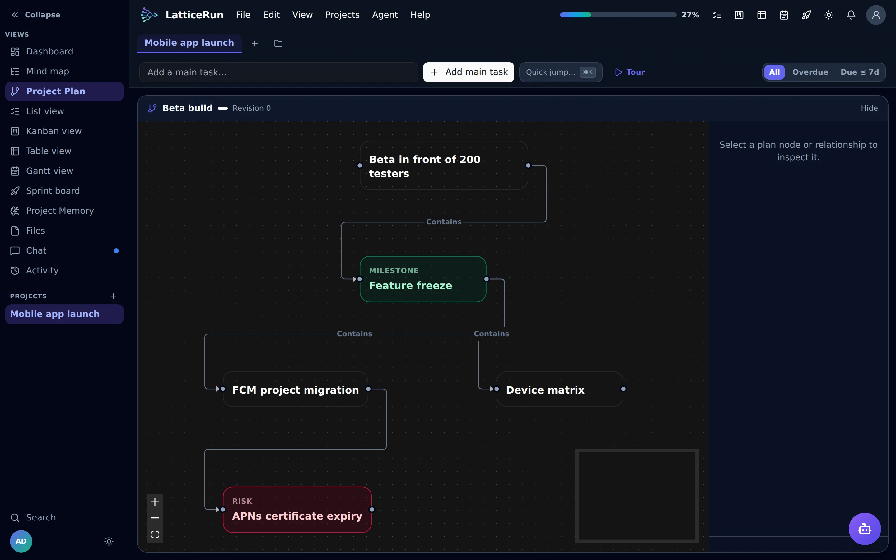 LatticeRun — Plan it before you build it